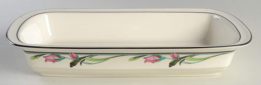 Midnight Blossoms 13"  Rectangular Baker by Lenox-1
