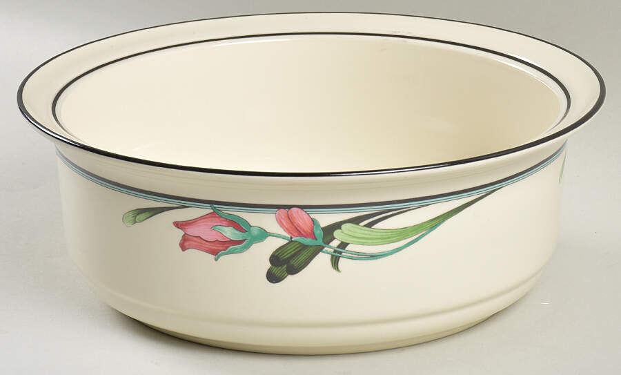 Midnight Blossoms 9" Open Round Casserole by Lenox-1