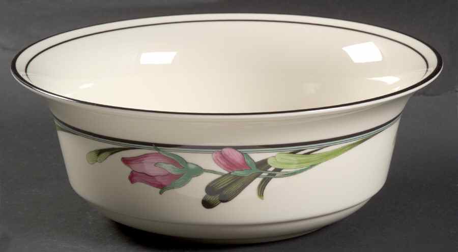 Midnight Blossoms 8" Round Vegetable Bowl by Lenox-1