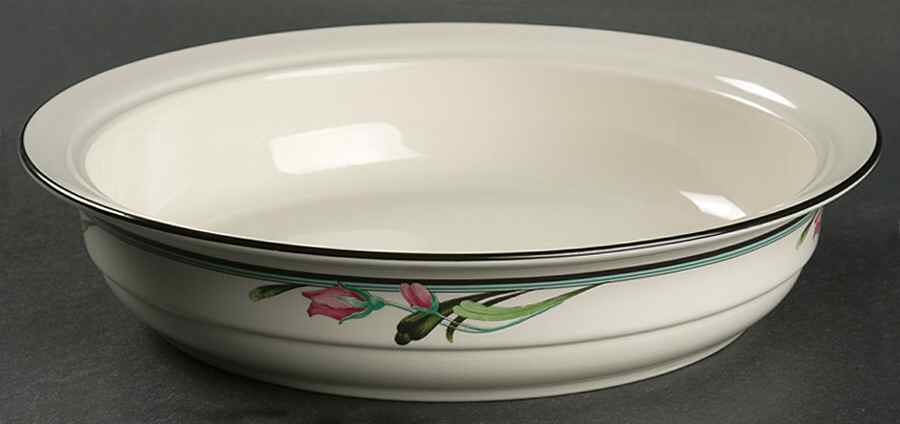 Midnight Blossoms 9" Round Vegetable Bowl by Lenox-1