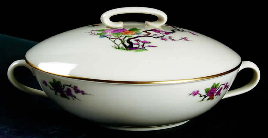 Ming Coupe Round Covered Vegetable by Lenox-1