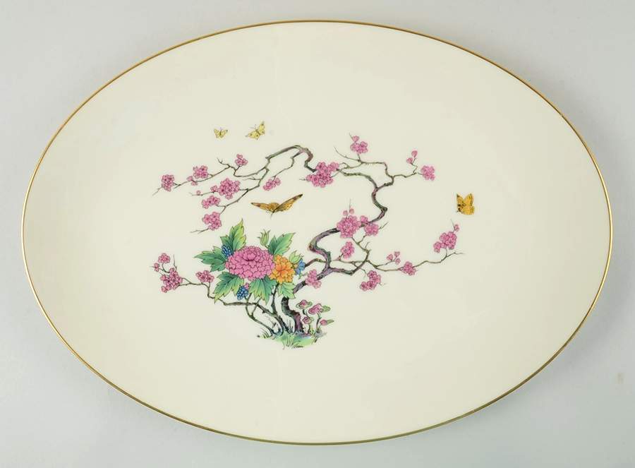 Ming Coupe 16" Oval Serving Platter by Lenox-1