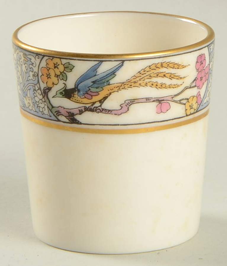 Ming-Birds (Older, Cream, Black Green Stamp) Cigarette Holder by Lenox-1