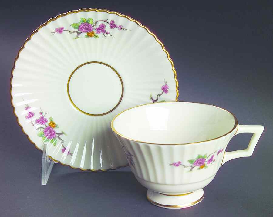 Ming Temple Footed Cup & Saucer Set by Lenox-1