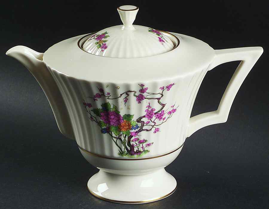 Ming Temple Teapot & Lid by Lenox-1