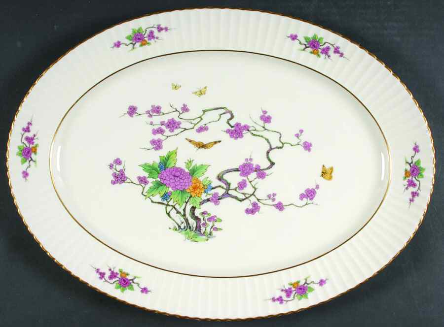 Ming Temple 17" Oval Serving Platter by Lenox-1