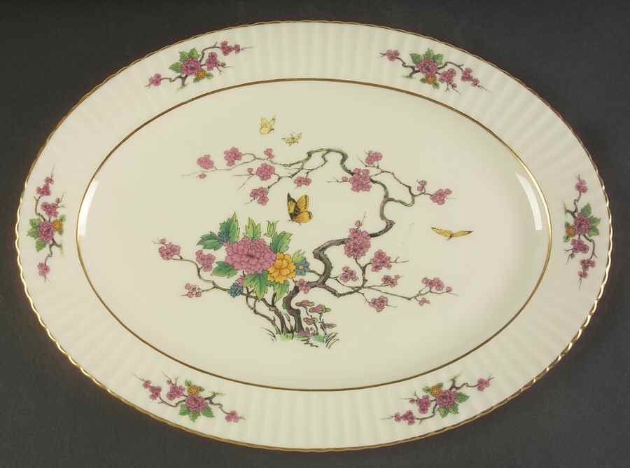 Ming Temple 13" Oval Serving Platter by Lenox-1