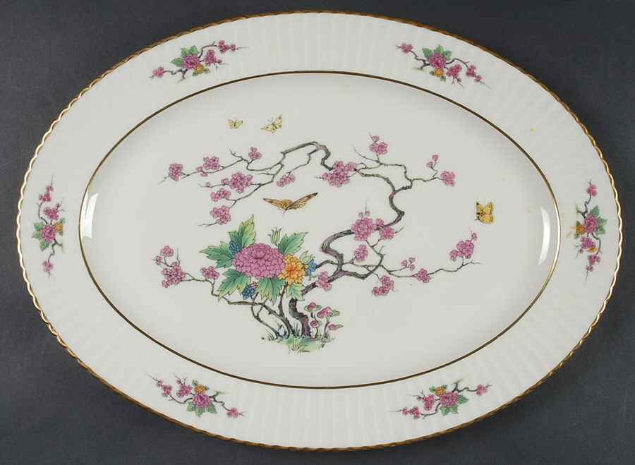 Ming Temple 15" Oval Serving Platter by Lenox-1