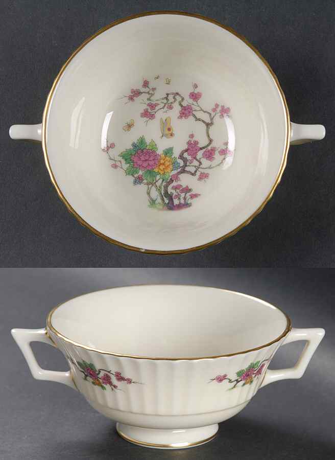 Ming Temple Footed Cream Soup Bowl by Lenox-1