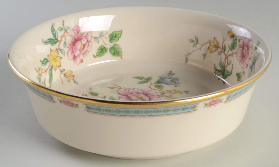 Morning Blossom 9" Round Vegetable Bowl by Lenox-1