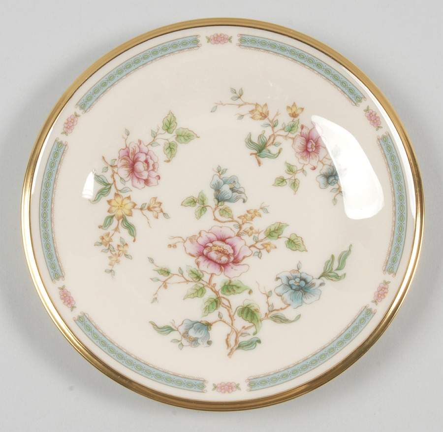 Morning Blossom Dessert Plate/Cream Soup Saucer for Footed Bowl by Lenox-1
