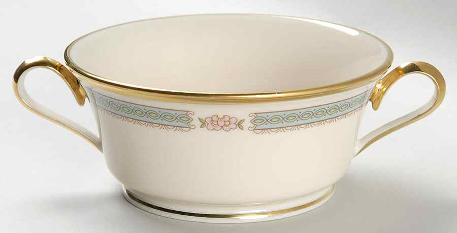 Morning Blossom Footed Cream Soup Bowl by Lenox-1