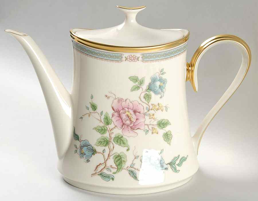 Morning Blossom Tea/Coffee Pot & Lid by Lenox-1