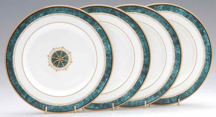 Monument Green (Accent Plate) Accent Salad Plate - Set of 4 by Lenox-1