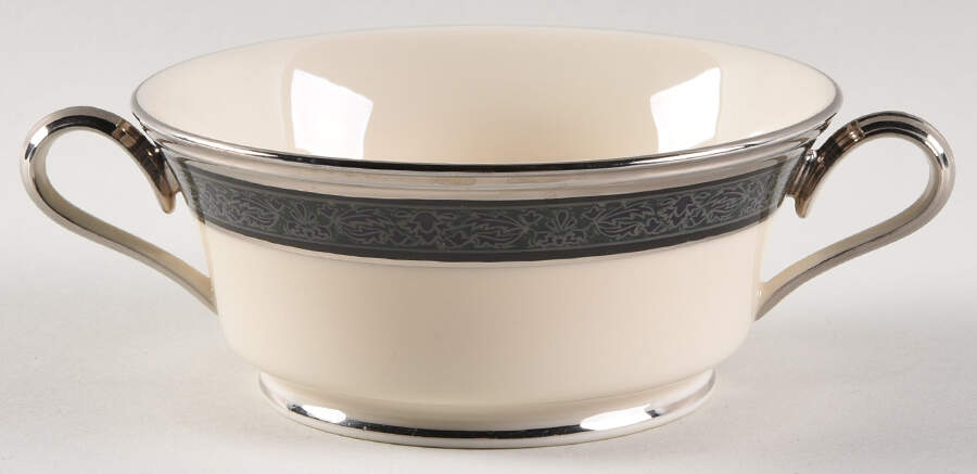 Moonlight Mood Footed Cream Soup Bowl by Lenox-1
