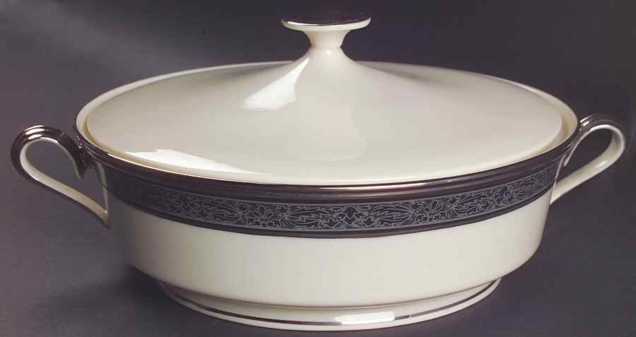 Moonlight Mood Round Covered Vegetable by Lenox-1