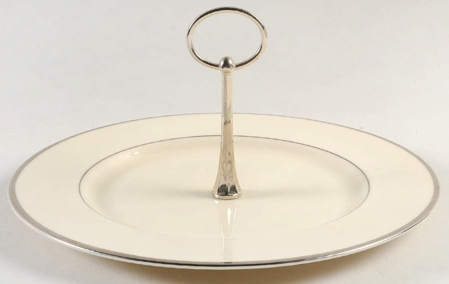 Montclair Round Serving Plate with Handle (DP) by Lenox-1