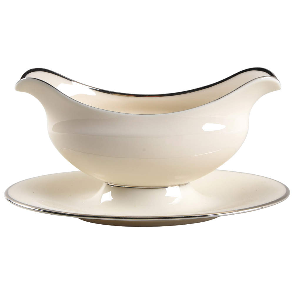 Montclair Gravy Boat with Attached Underplate by Lenox-1
