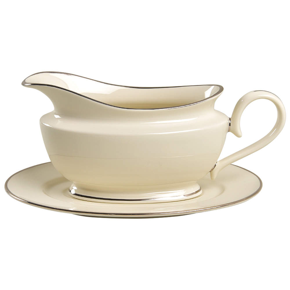 Montclair 1999 Shape Gravy Boat & Underplate by Lenox-1