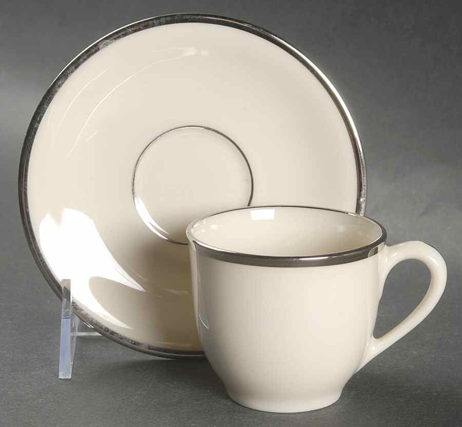 Montclair Flat Demitasse Cup & Saucer Set by Lenox-1