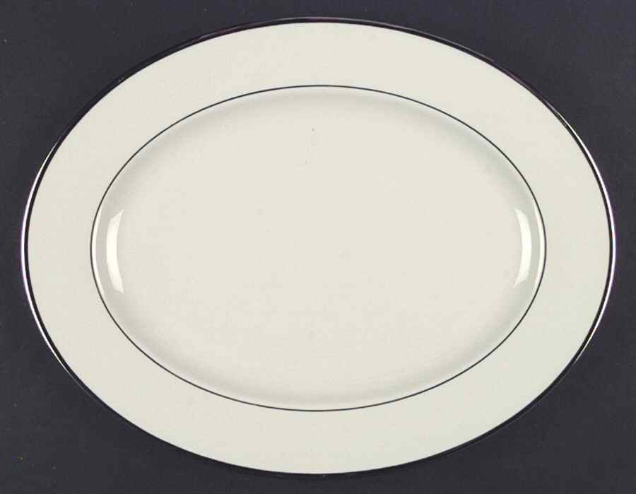 Montclair 13" 99 Shape Oval Serving Platter by Lenox-1