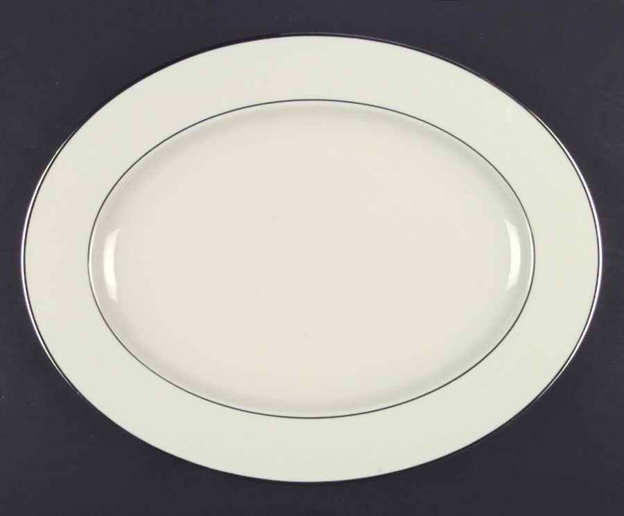 Montclair 15" 1999 Shape Oval Serving Platter by Lenox-1