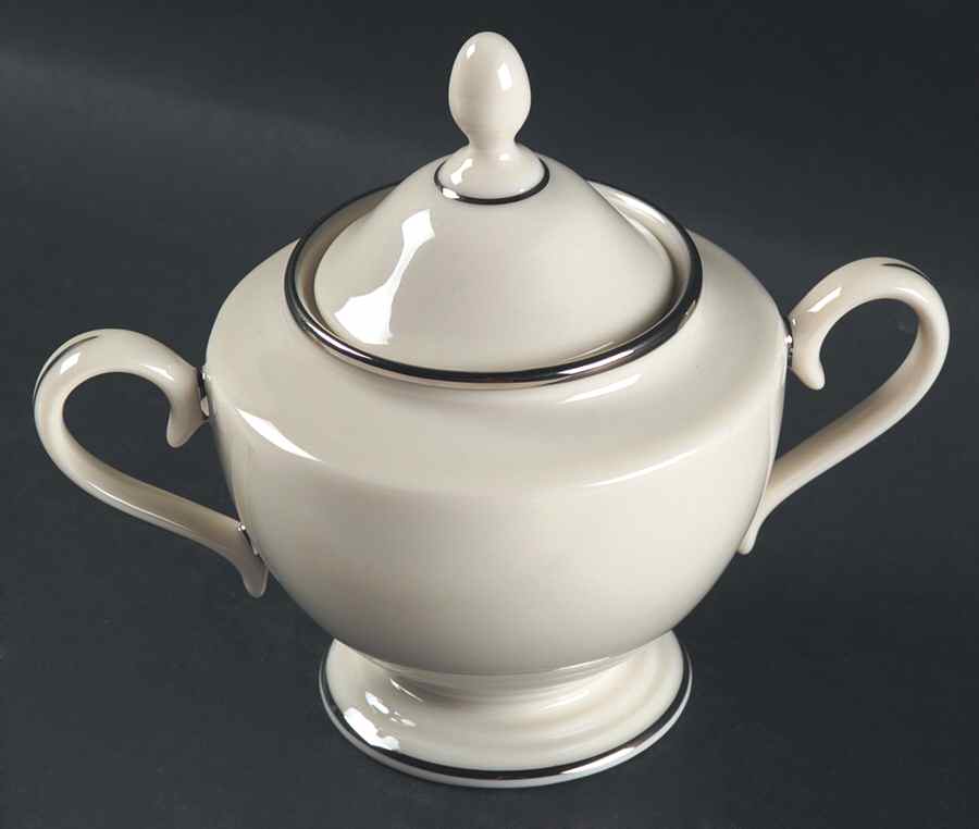 Montclair 1999 Shape Sugar Bowl & Lid by Lenox-1