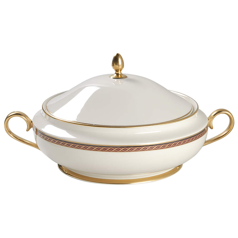 Monroe 1999 Shape Round Covered Vegetable by Lenox-1
