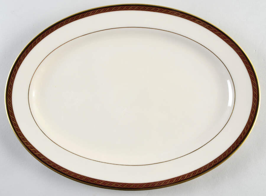 Monroe 13" Oval Serving Platter by Lenox-1