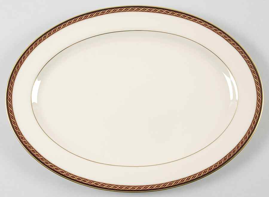 Monroe 13" Oval Serving Platter by Lenox-1