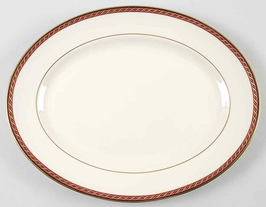Monroe 13" 99 Shape Oval Serving Platter by Lenox-1