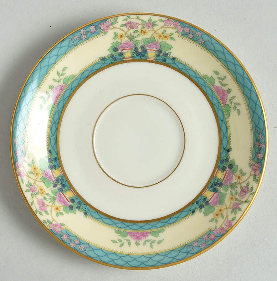 Monticello (Older Green) Saucer by Lenox-1