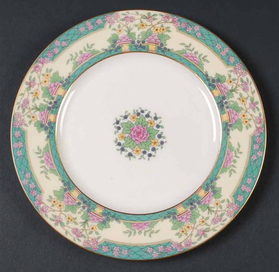 Monticello (Older Green) Salad Plate by Lenox-1