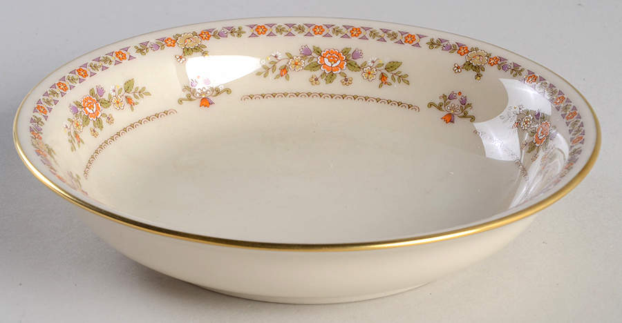 Monticello Orange (Newer) Fruit/Dessert (Sauce) Bowl by Lenox-1