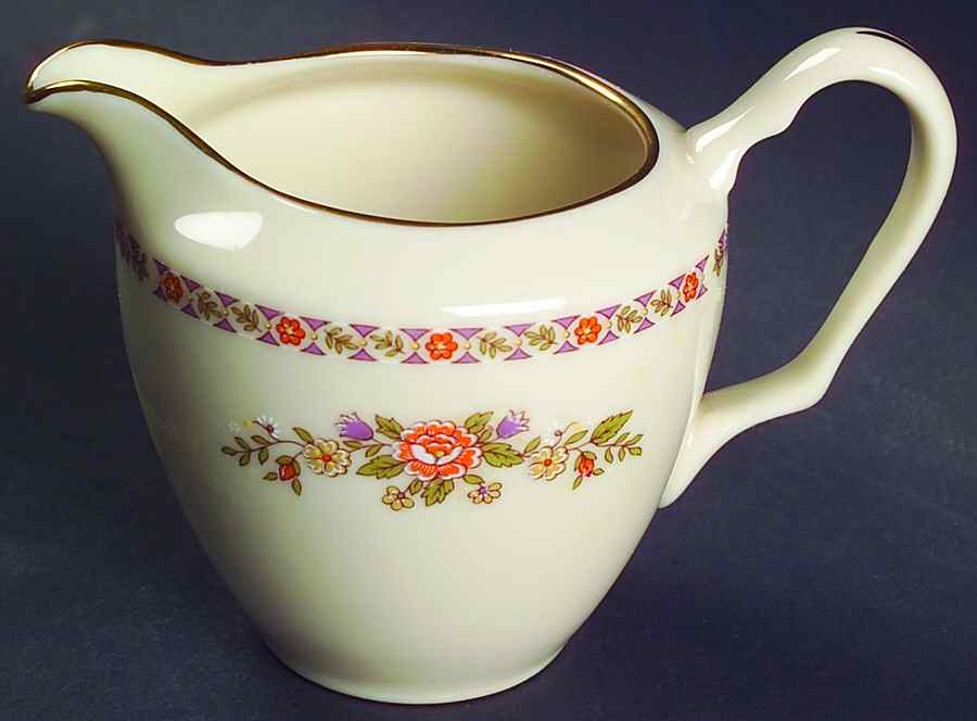 Monticello Orange (Newer) Creamer by Lenox-1