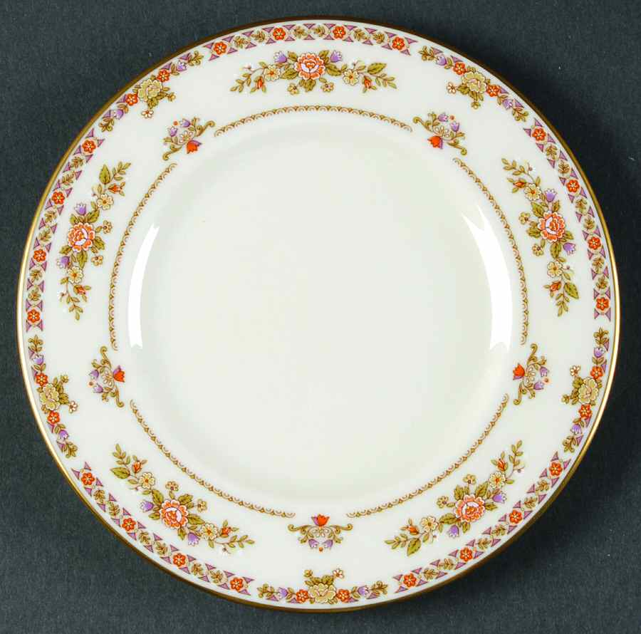 Monticello Orange (Newer) Bread & Butter Plate by Lenox-1