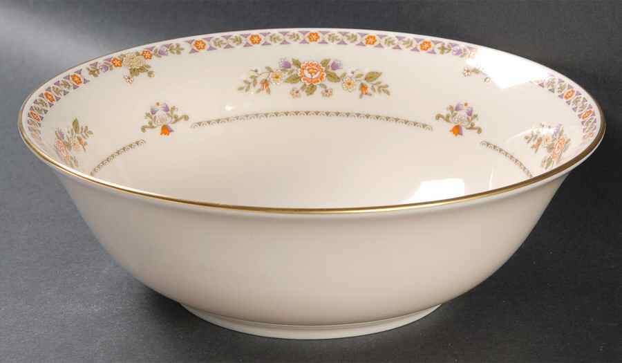 Monticello Orange (Newer) 9" Round Vegetable Bowl by Lenox-1