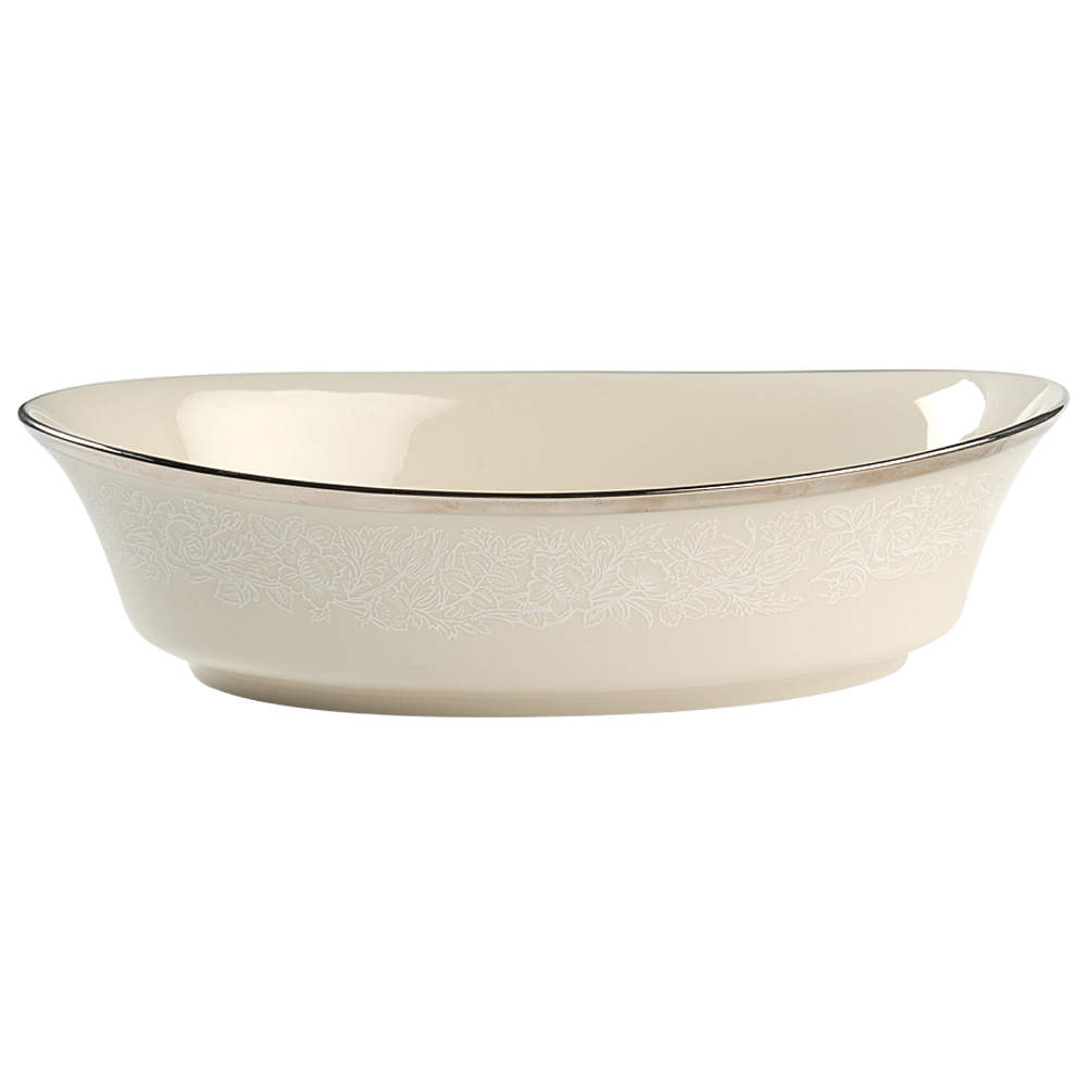 Moonspun 10" Oval Vegetable Bowl by Lenox-1