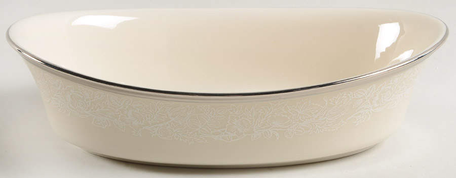 Moonspun 8" Oval Vegetable Bowl by Lenox-1