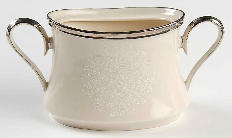 Moonspun Sugar Bowl No Lid by Lenox-1