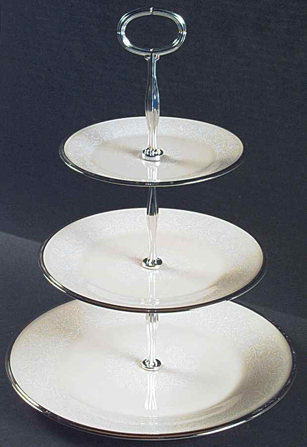 Moonspun 13 7/8"-14 1/4" 3-Tiered Serving Tray(DP,SP,BB) HC by Lenox-1