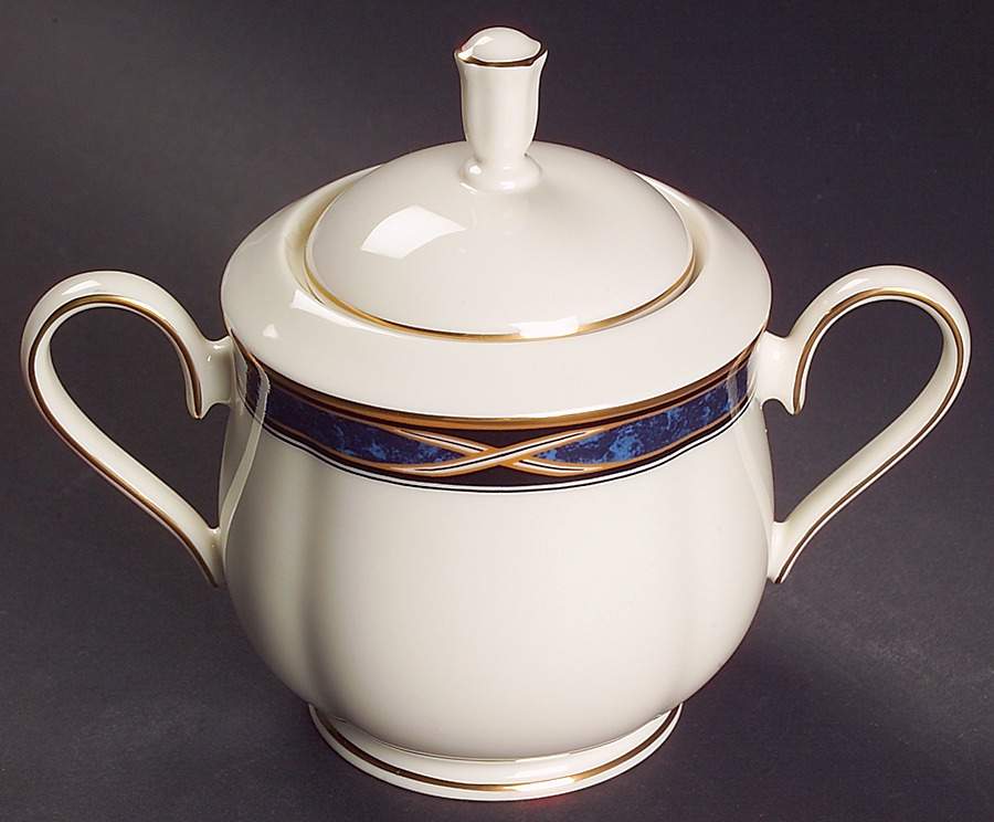 Mountain View Sugar Bowl & Lid by Lenox-1