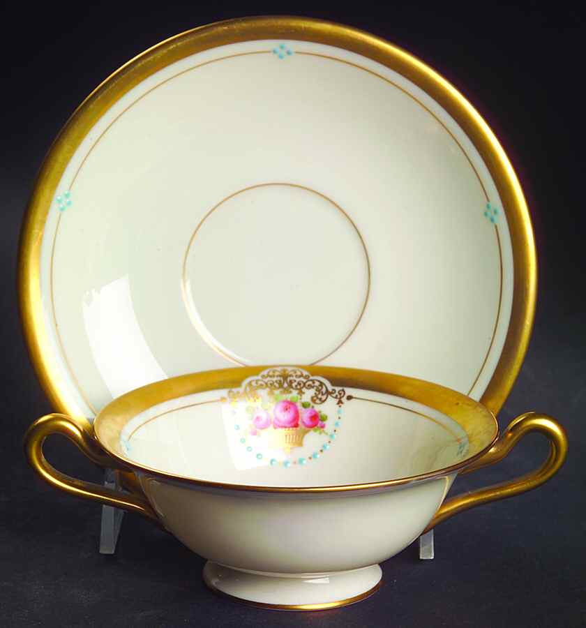 The Mount Vernon Footed Bouillon Cup & Saucer by Lenox-1