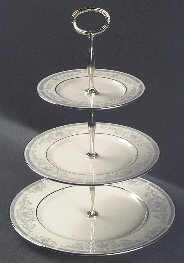 Mt. Vernon 13 7/8"-14 1/4" 3-Tiered Serving Tray(DP,SP,BB) HC by Lenox-1