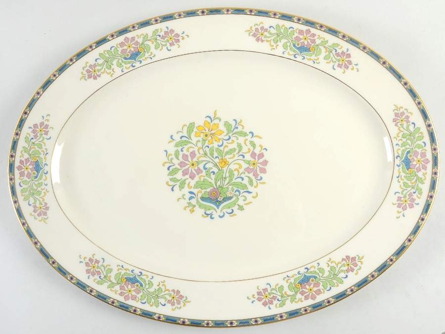 Mystic 19" Oval Serving Platter by Lenox-1