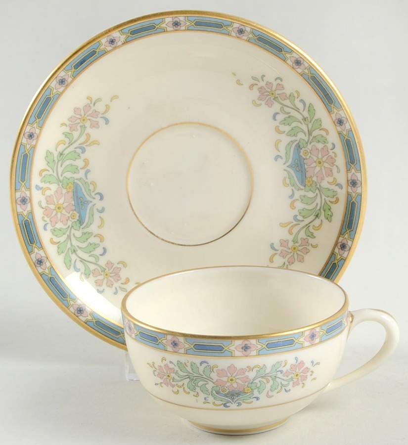 Mystic Flat Cup & Saucer Set by Lenox-1