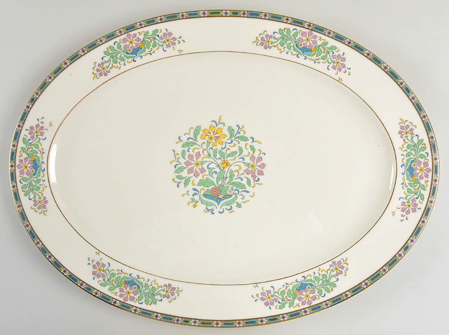 Mystic 21" Oval Serving Platter by Lenox-1