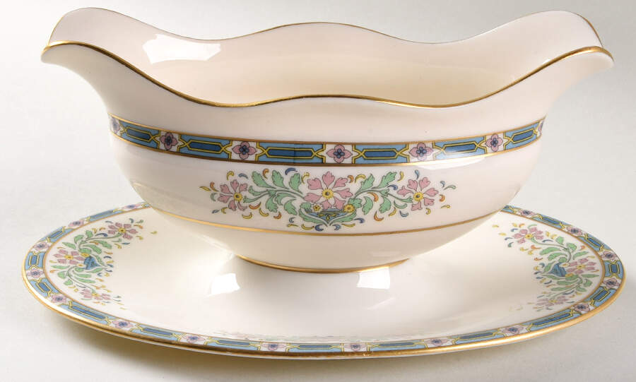 Mystic Gravy Boat with Attached Underplate by Lenox-1