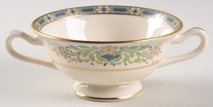 Mystic Footed Cream Soup Bowl by Lenox-1