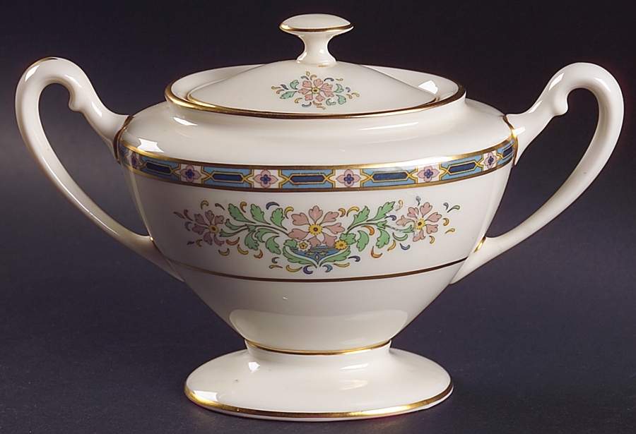 Mystic Shape 743 Sugar Bowl & Lid by Lenox-1